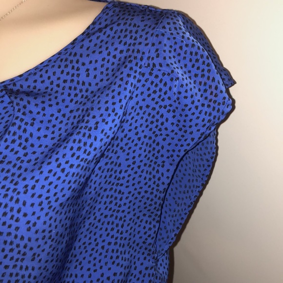 Portmans blue blouse with black dots - Picture 4 of 7